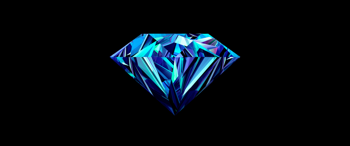 diamonds, black background, simple background, digital art, abstract
