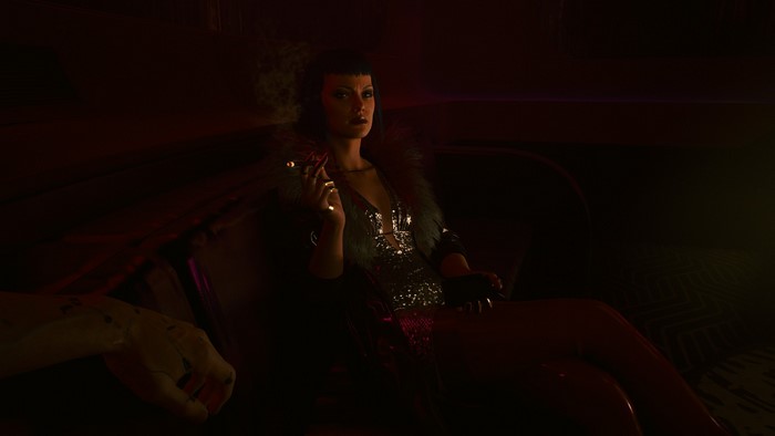 screen shot, cyberpunk, Evelyn Parker, Cyberpunk 2077