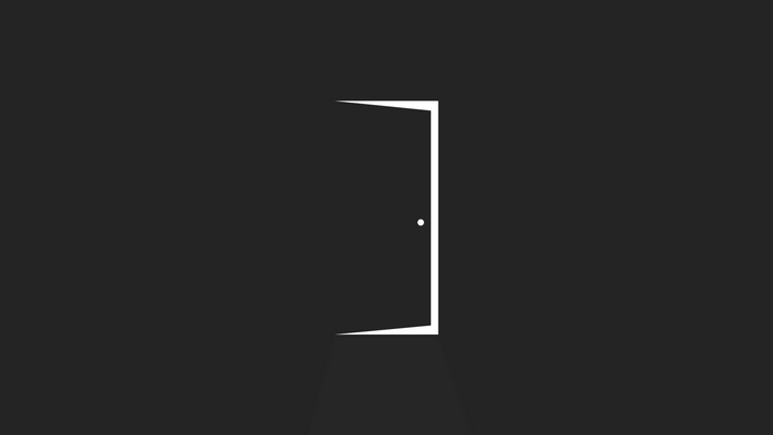 door, simple background, black background, simple, artwork, minimalism