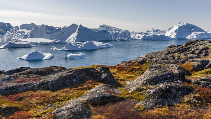 rocks, nature, landscape, iceberg, shore