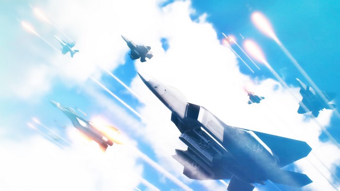 Ace Combat 7, f22, Ace Combat, jet fighter