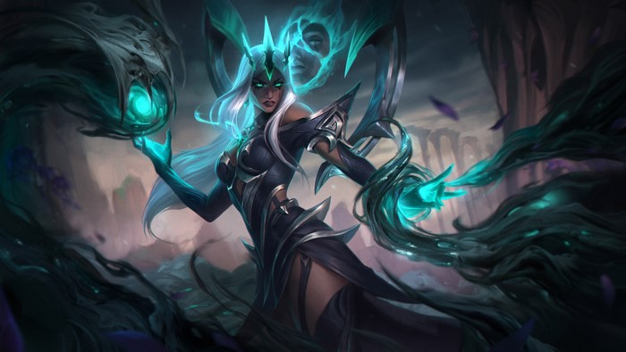 Ruined, cyan, Karma (League of Legends), League of Legends