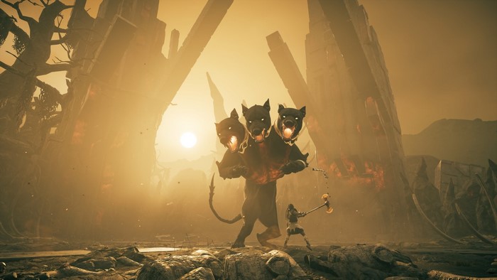 screen shot, Alexios, video games, Cerberus, Assassins Creed: Odyssey