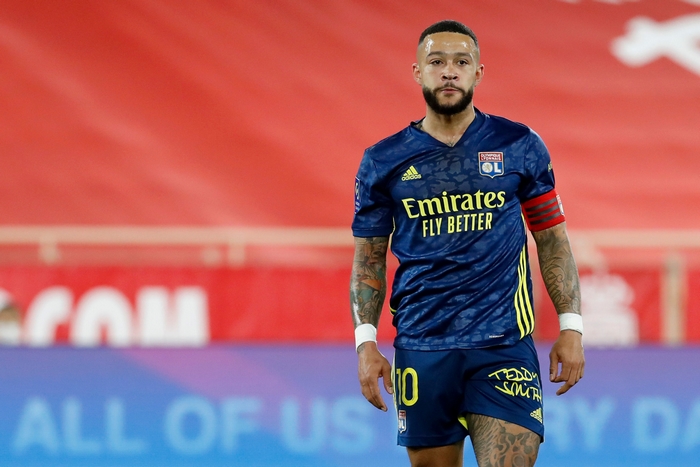 Memphis Depay Olympique Lyonnais Soccer