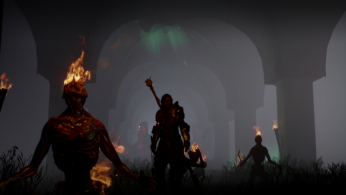 Inquisitor, PC gaming, fire, dark background, Dragon Age, Dragon Age: Inquisition