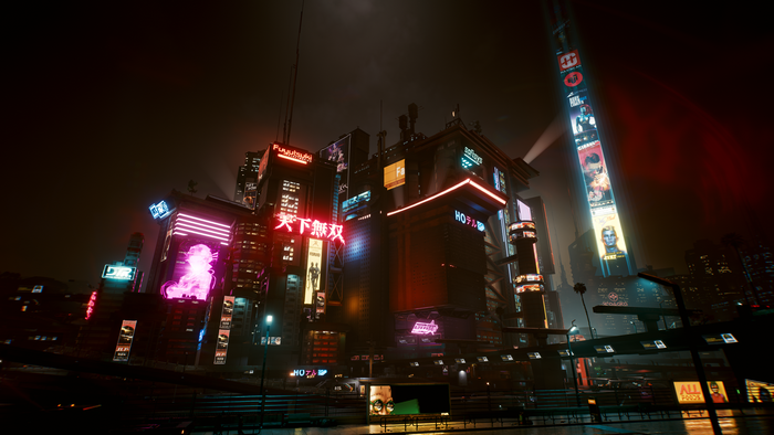 4K, Cyberpunk 2077, futuristic, video games, futuristic city, lights ...