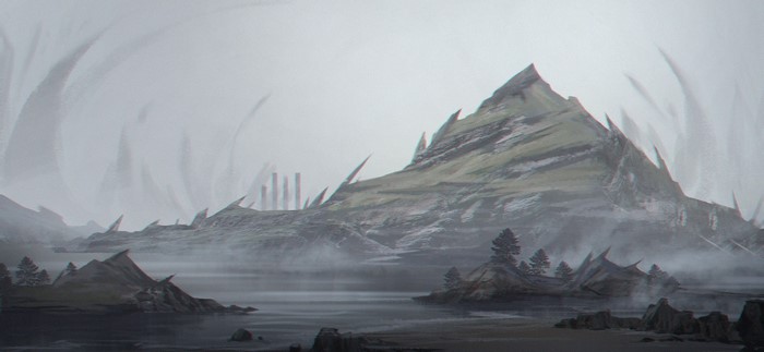 anime, yurichtofen, mountains