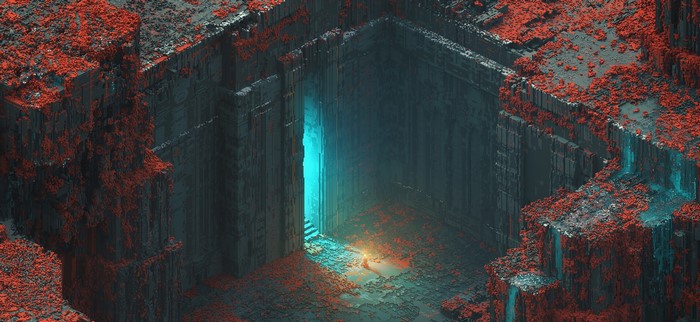 digital art, temple, ArtStation, artwork