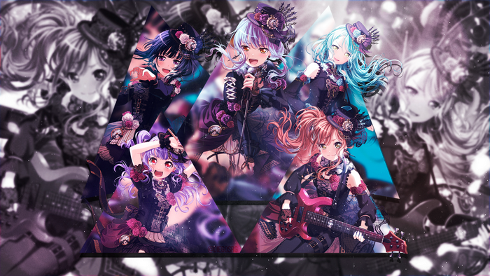 Shirokane Rinko, Udagawa Ako, Imai Lisa, BanG Dream!, anime, anime games, minato yukina, Hikawa Sayo