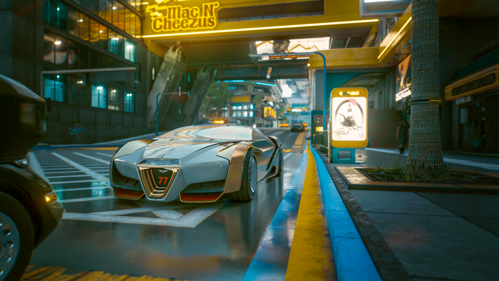 caliburn, Hypercar, video game art, Cyberpunk 2077, cyberpunk