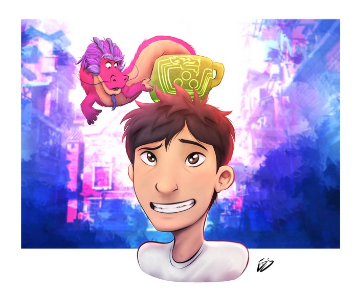 Wish Dragon and Din Song