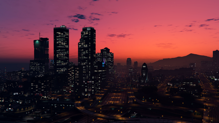 cityscape, GTA5, PC gaming, sky, screen shot, video games