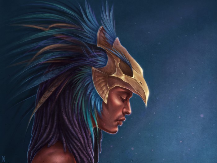 4K, concept art, mask, Ancient Egypt, fantasy art, gods, original characters, character design