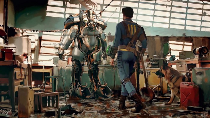 video games, Fallout 4, video game art, PC gaming, science fiction