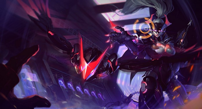 League of Legends, cyberpunk, Quinn (League Of Legends), Futurism