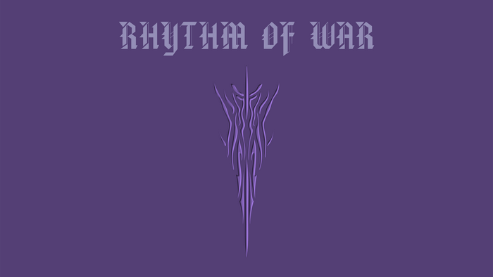 Rhythm of War Stormlight Archives Minimalism