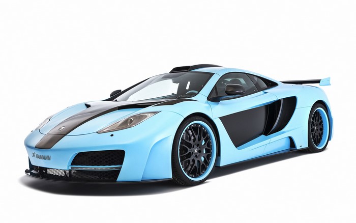 Light blue Hamann McLaren MP4-12C with black accents