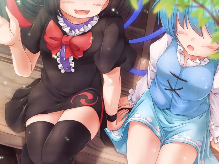Houjuu Nue and Tatara Kogasa from Touhou Project