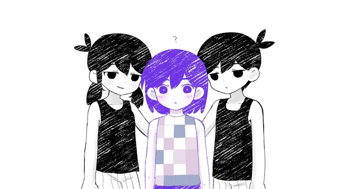 Omori Genderbend Characters Illustration