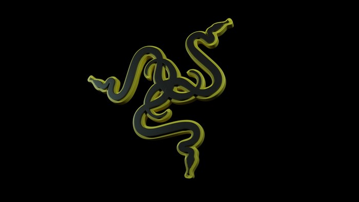 Razer logo 3D render