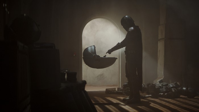 The Mandalorian and Grogu from Star Wars