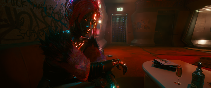Woman from Cyberpunk 2077