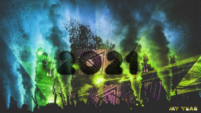 2021 New Year Concert with Fireworks and Smoke