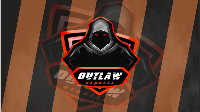 Outlaw Esports logo with hooded figure