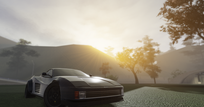 Ferrari Testarossa in Pacifico (Roblox Game)