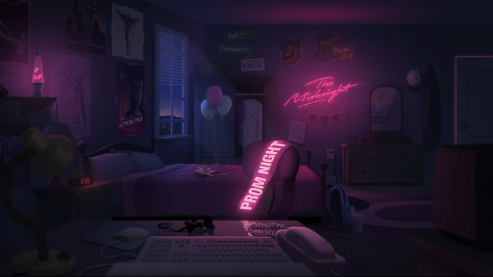 The Midnight Prom Night Bedroom