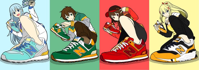 4K New Balance x KonoSuba