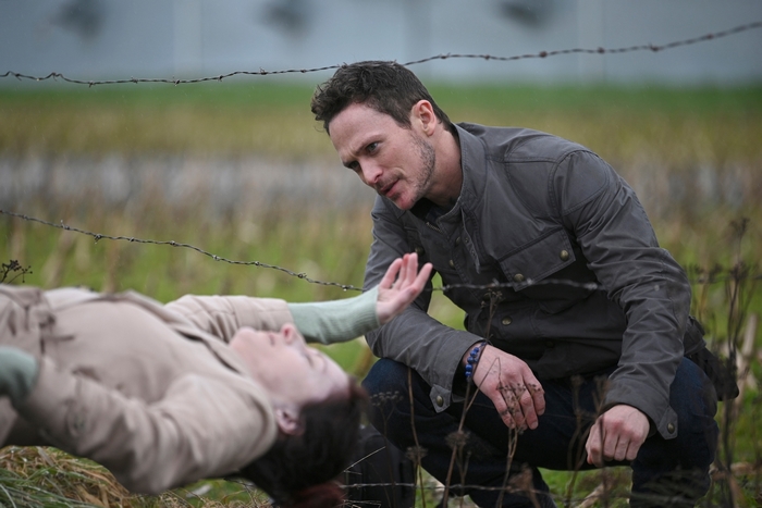 Jonathan Tucker and Bryan Beneventi in Debris