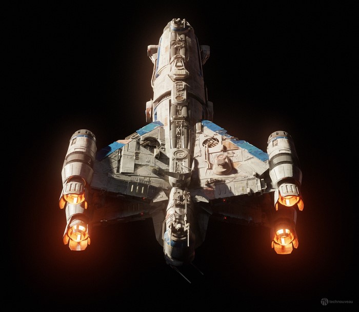 Spaceship from Star Wars