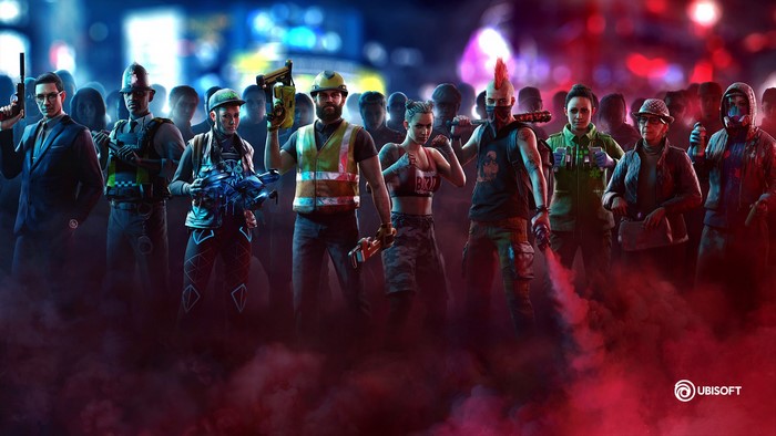 Watch Dogs Legion characters with weapons
