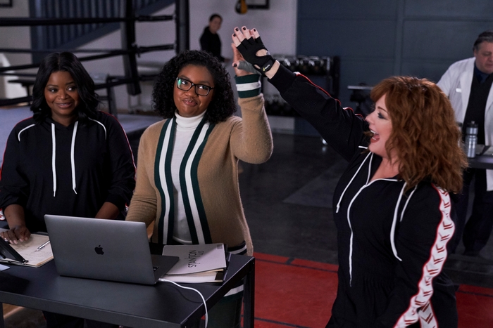 Octavia Spencer, Melissa McCarthy, and Taylor Mosby in Thunder Force