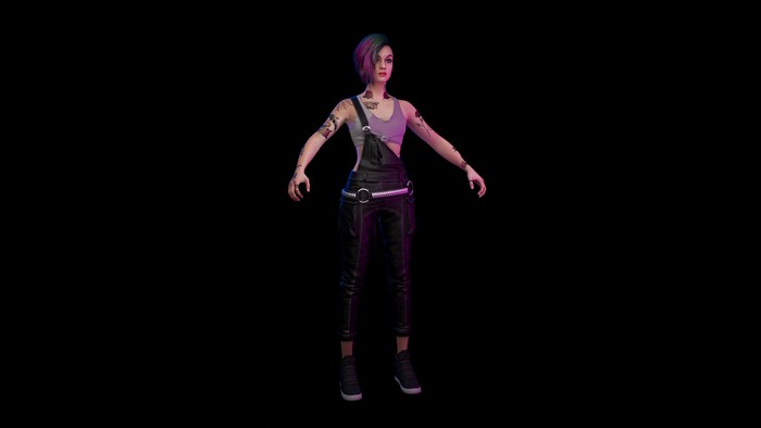 Judy Alvarez from Cyberpunk 2077 4K render
