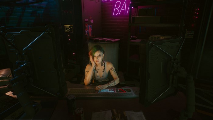 Judy Alvarez from Cyberpunk 2077