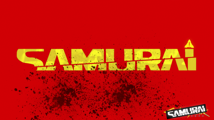 Samurai logo from Cyberpunk 2077