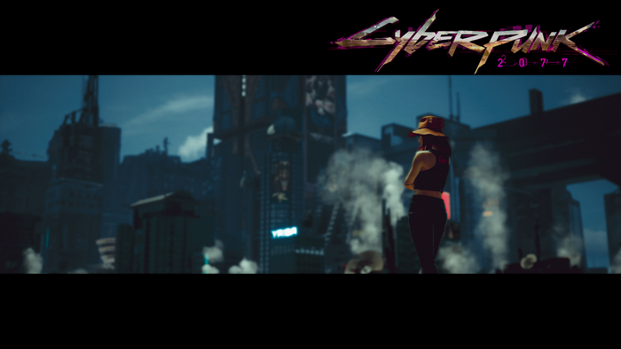 Female V from Cyberpunk 2077 in Night City