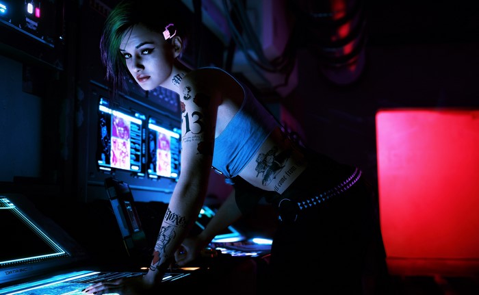Judy Alvarez from Cyberpunk 2077