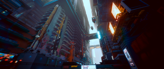 Cyberpunk 2077 ultrawide screenshot