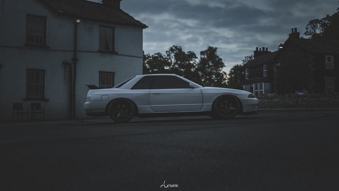 Nissan Skyline R32 Rocket Bunny in Forza Horizon 4
