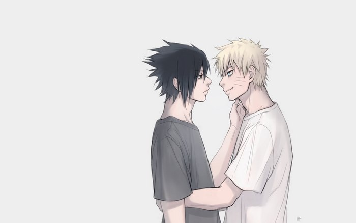 Naruto and Sasuke