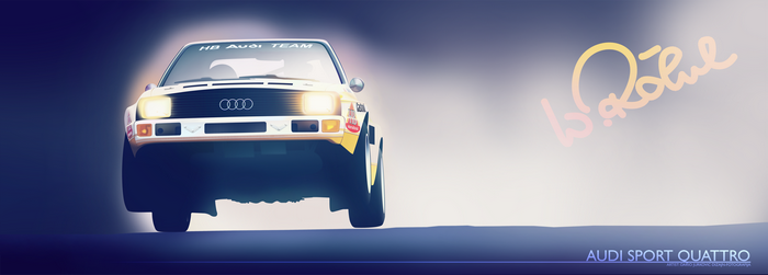 Audi Sport Quattro Rally Car