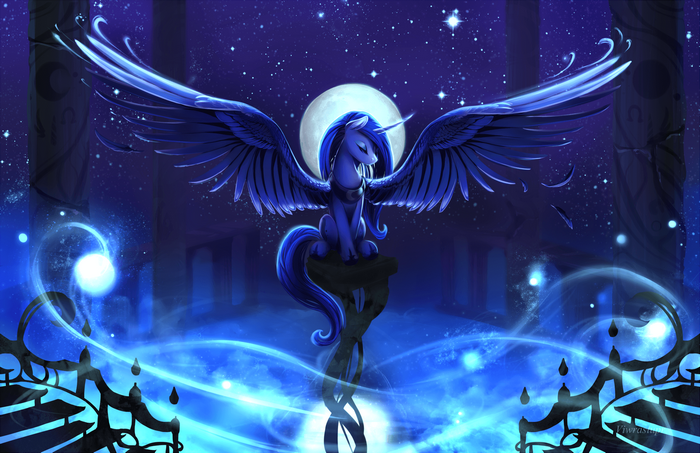 Princess Luna from My Little Pony fantasy art