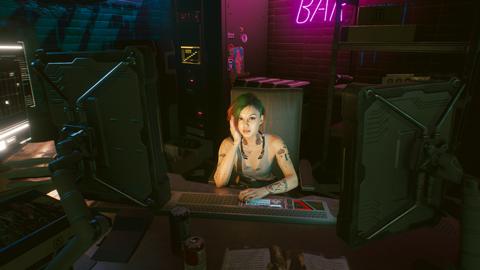 Judy Alvarez from Cyberpunk 2077