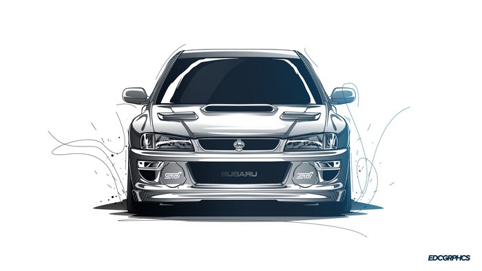 4K Subaru Impreza WRX STi 22B