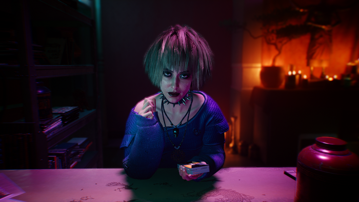 Woman from Cyberpunk 2077