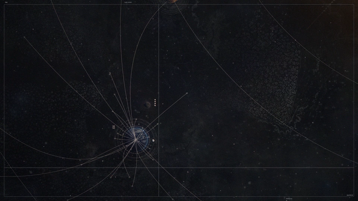 Destiny 2: A celestial map with orbital paths