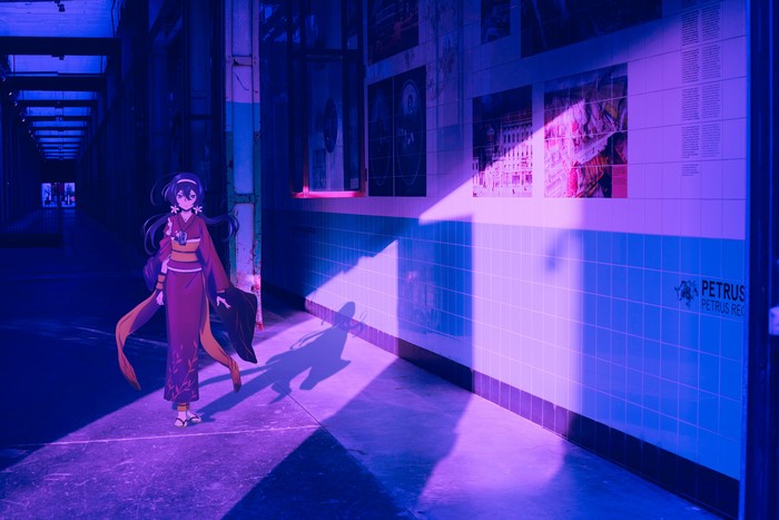 Izumi Kyouka from Bungou Stray Dogs in a kimono